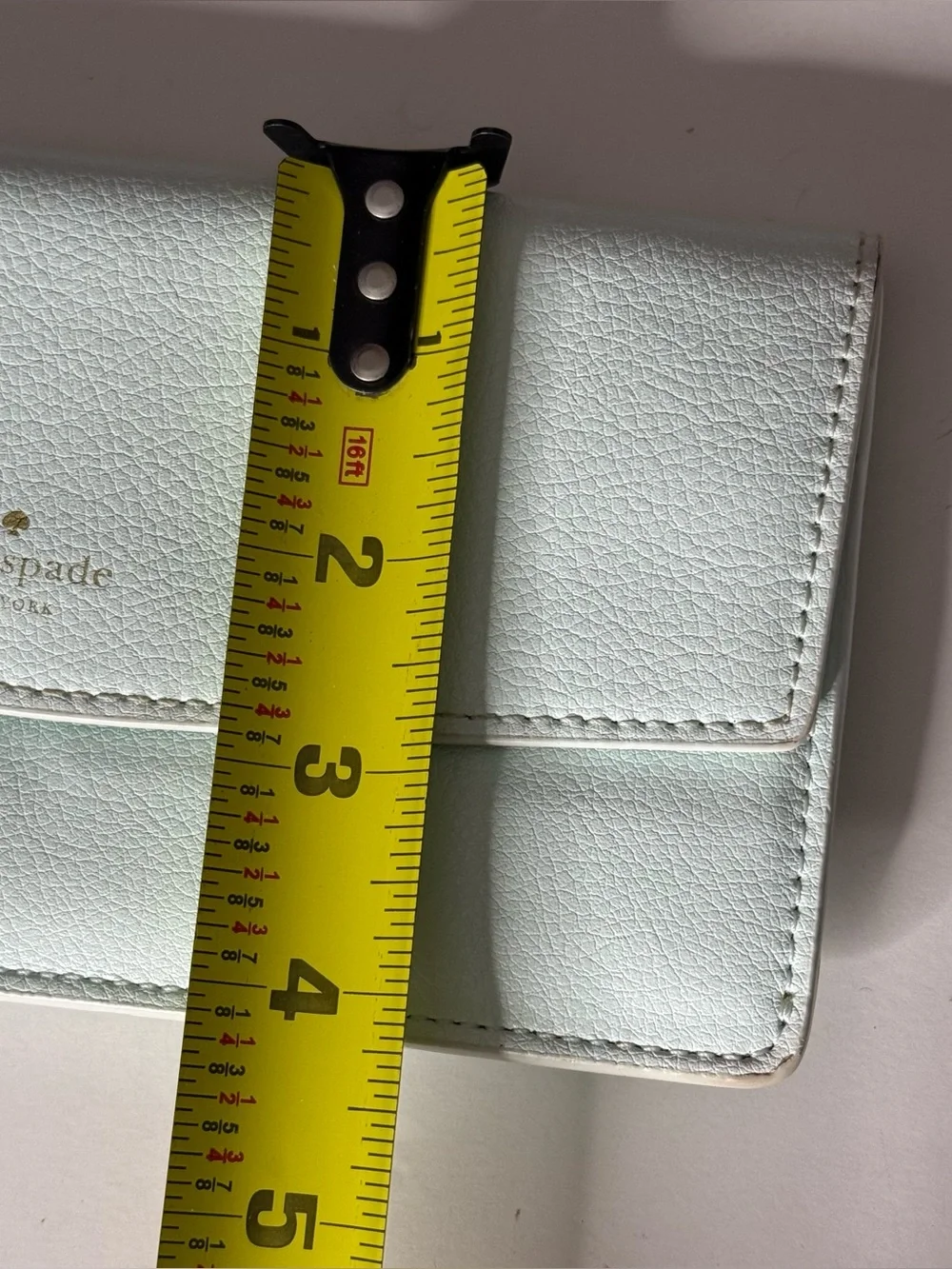 Kate Spade  Light Blue Leather Continental Wallet